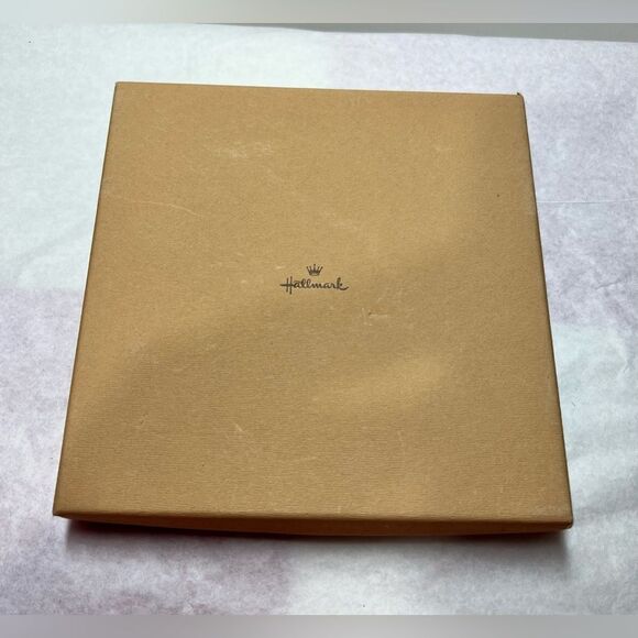 Vintage 1988 Hallmark Visions of Sugarplums Pewter Plate Ltd  Edition in Box 6" - Picture 8 of 8